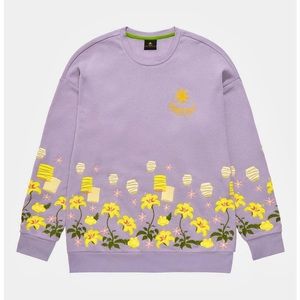 Disney Tangled Rapunzel Embroidered Crewneck Sweater
